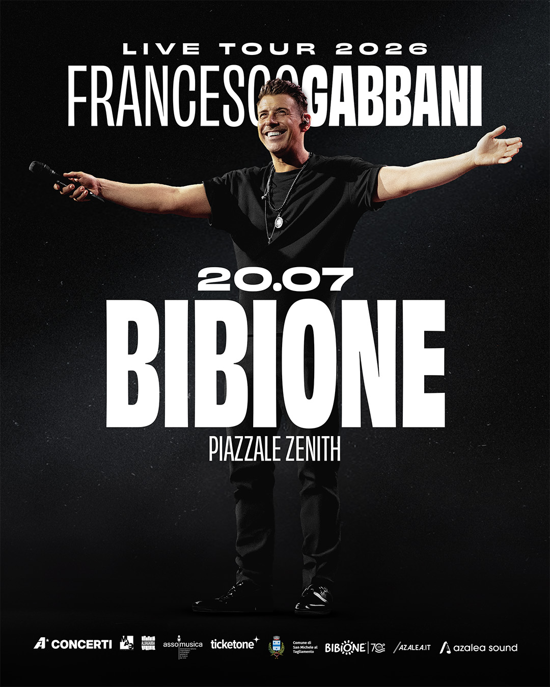 Konzert Francesco Gabbani – Bibione 2026